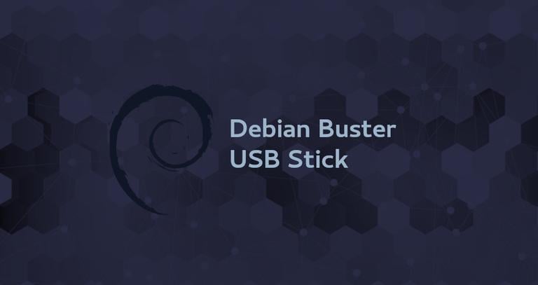 Create Bootable Debian 10 USB Stick on Linux