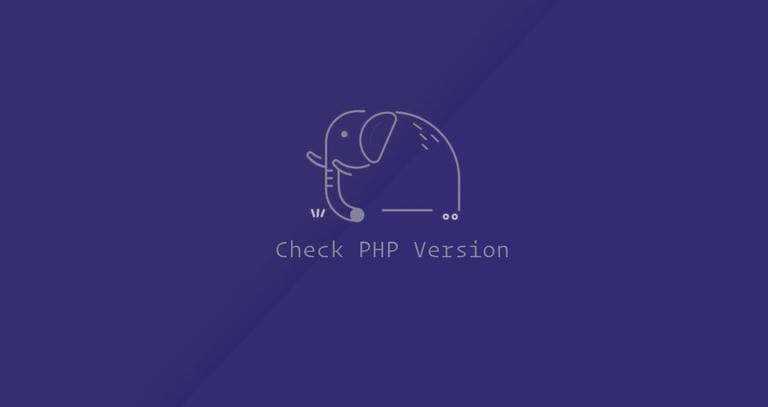 How to Check the PHP Version