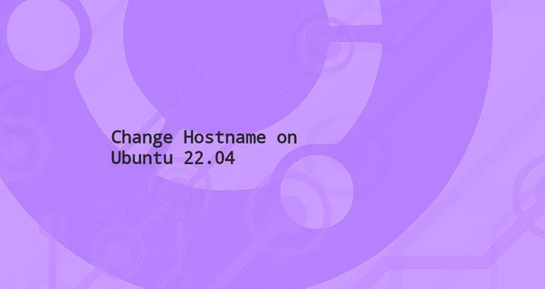 How to Change Hostname on Ubuntu 22.04