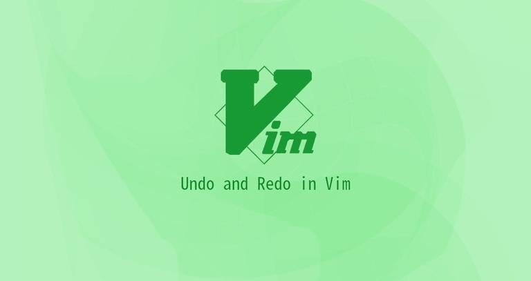 How to Undo and Redo in Vim / Vi