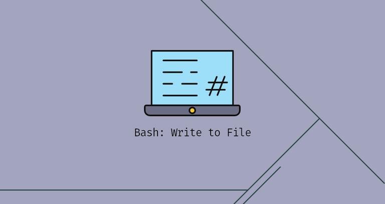 Bash: Write to File