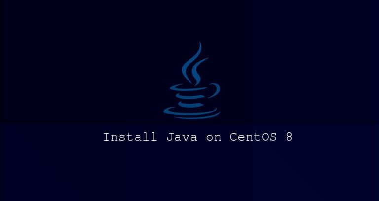 How to Install Java on CentOS 8