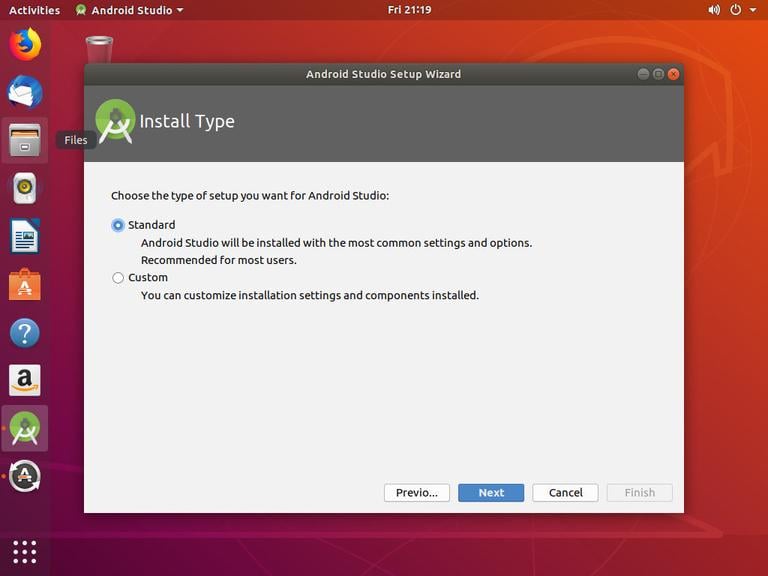 Ubuntu Android Studio Launch