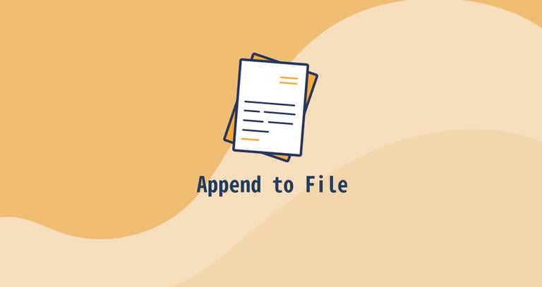 Bash: Append to File