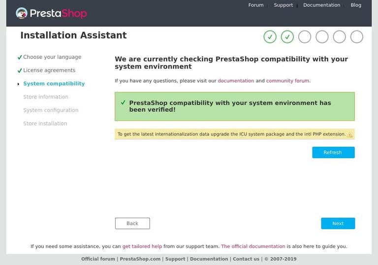 Install PrestaShop Pre-Installtion