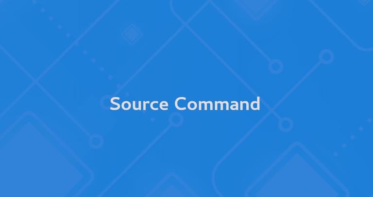 Bash Source Command