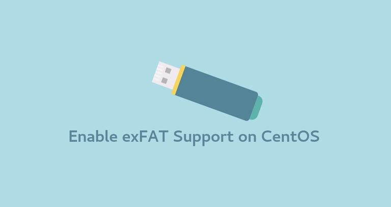 How to Mount an exFAT Drive on CentOS 7