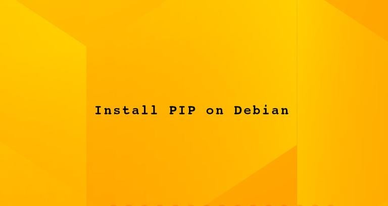 How to Install Pip on Debian 10