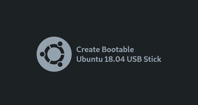 How to Create Bootable Ubuntu USB Stick on Linux