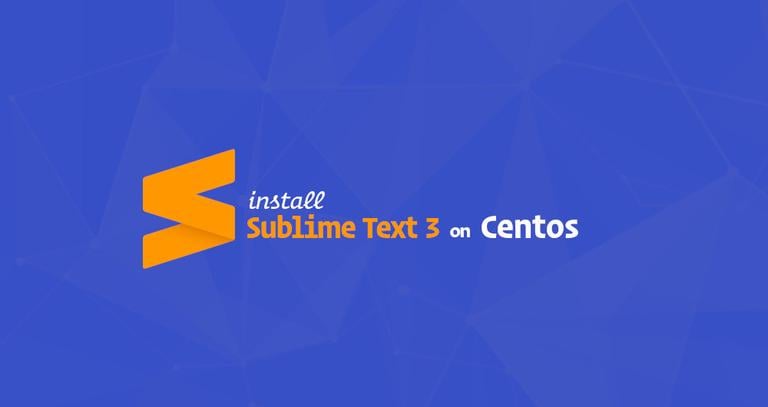 How to Install Sublime Text 3 on CentOS 7